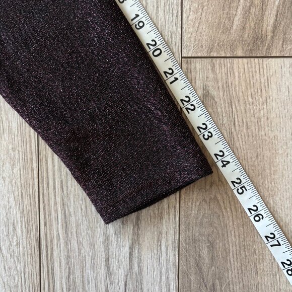 Michael Kors Metallic Twist Front Sheath Midi Dress Size Large Holiday Party - Picture 11 of 17